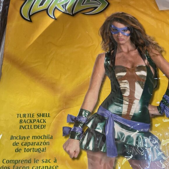 Halloween Costume Women’s TMNT Donatello Size M Teenage Mutant Ninja Turtles - Picture 2 of 7